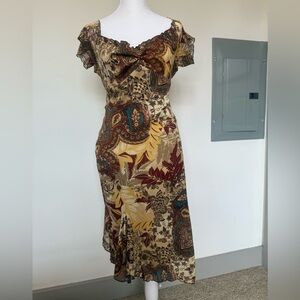 Sandro Ferrone Rome Dress Made In Italy Dress Size Small